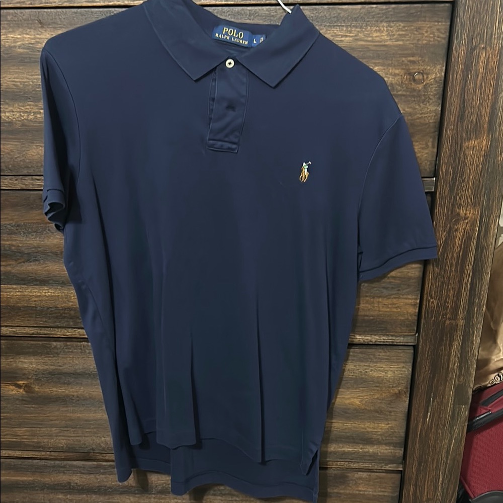 Polo by Ralph Lauren Men's Navy Blue Shirt